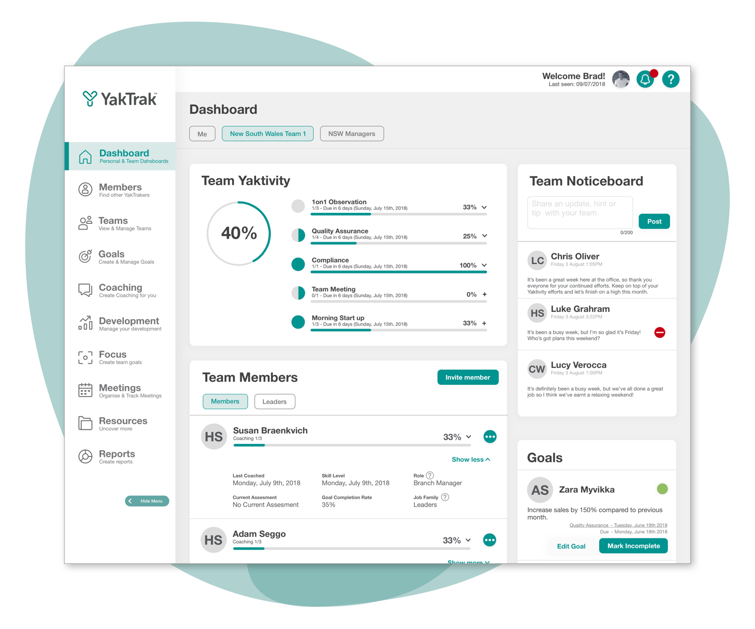 Visibility over your employee performance management and coaching